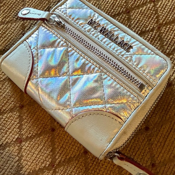 “MZ Wallace “Holographic Quilted Wallet - Picture 6 of 7